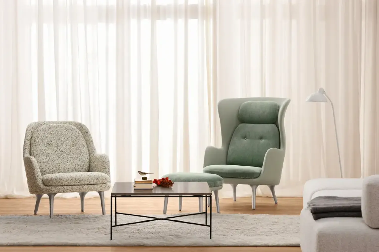 - Coffee Table - Planner - Charcoal Marmor - 80x80x40 cm^Fritz Hansen Discount