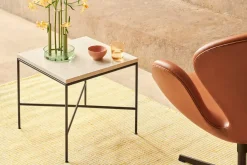 - Coffee Table - Planner - Cream Marmor - 45x45x40 cm*Fritz Hansen