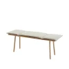 Fritz Hansen - Georg Bænk inkl. beige hynde - Eg*​​​​​​​Fritz Hansen Outlet