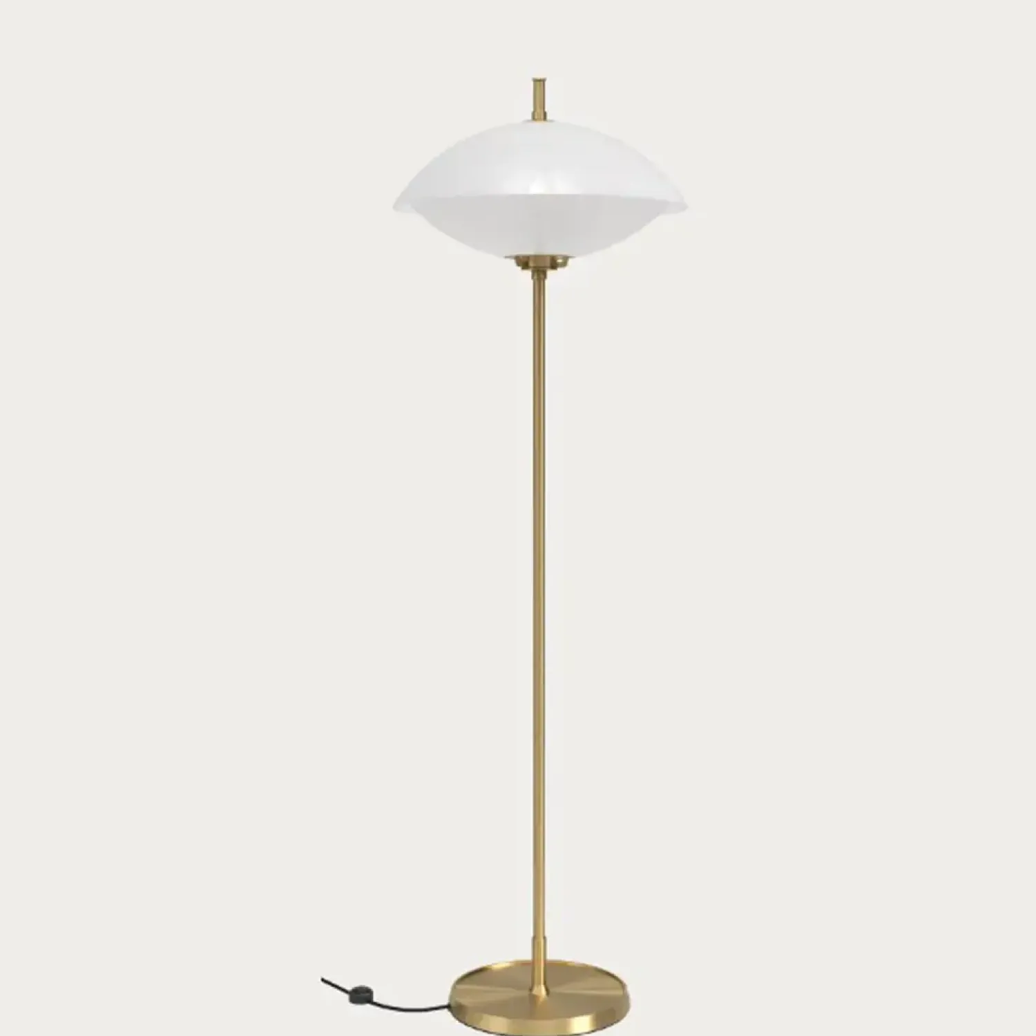 - Gulvlampe - Clam - Opal/Messing - Ø40*Fritz Hansen Best