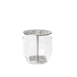 - Ikebana Vase Small - Steel - 12x13 cm^Fritz Hansen
