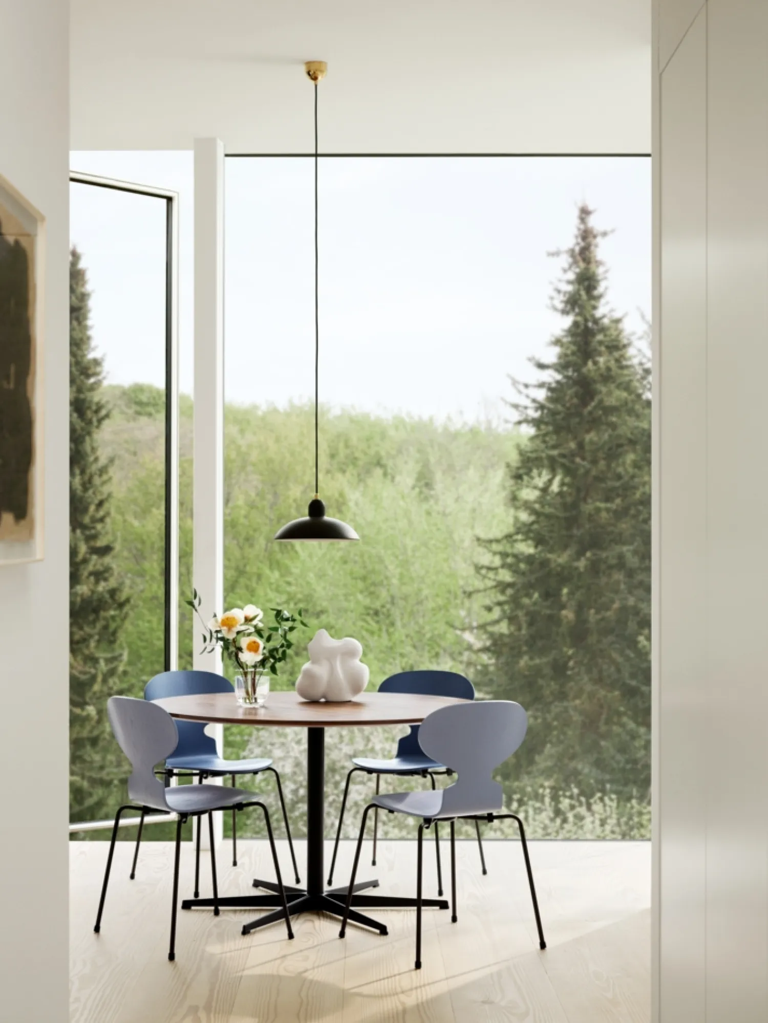 - Kaiser Idell 6631-P Pendel - Mat sort - Messing*Fritz Hansen New