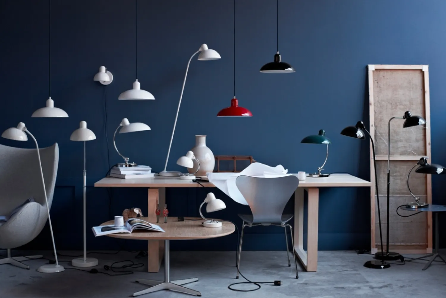 - Kaiser Idell 6631-P - Pendel - Sort - Krom*Fritz Hansen