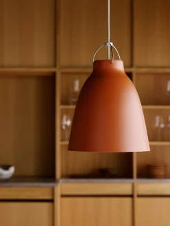 - Loftlampe - Caravaggio™ Matt - Rust Rød - P2 Medium^Fritz Hansen