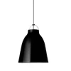 - Loftlampe - Caravaggio - Sort/Sort - P3 Large - Sort ledning 6m*Fritz Hansen Discount