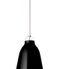 - Loftlampe - Caravaggio - Sort - P3 Large - Rød ledning 6m^Fritz Hansen Outlet