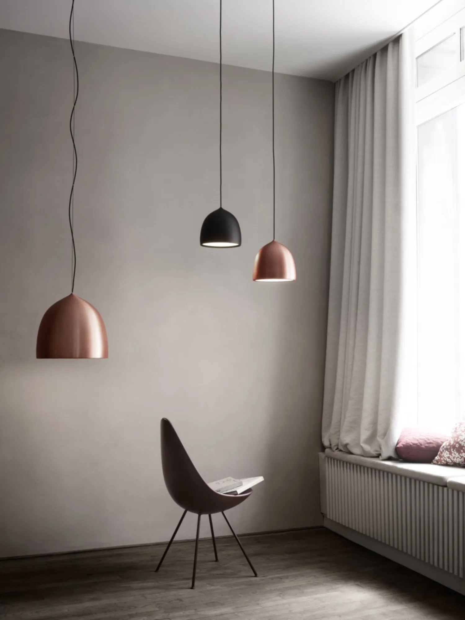 - Loftlampe - Suspence P2 - Kobber*Fritz Hansen Discount
