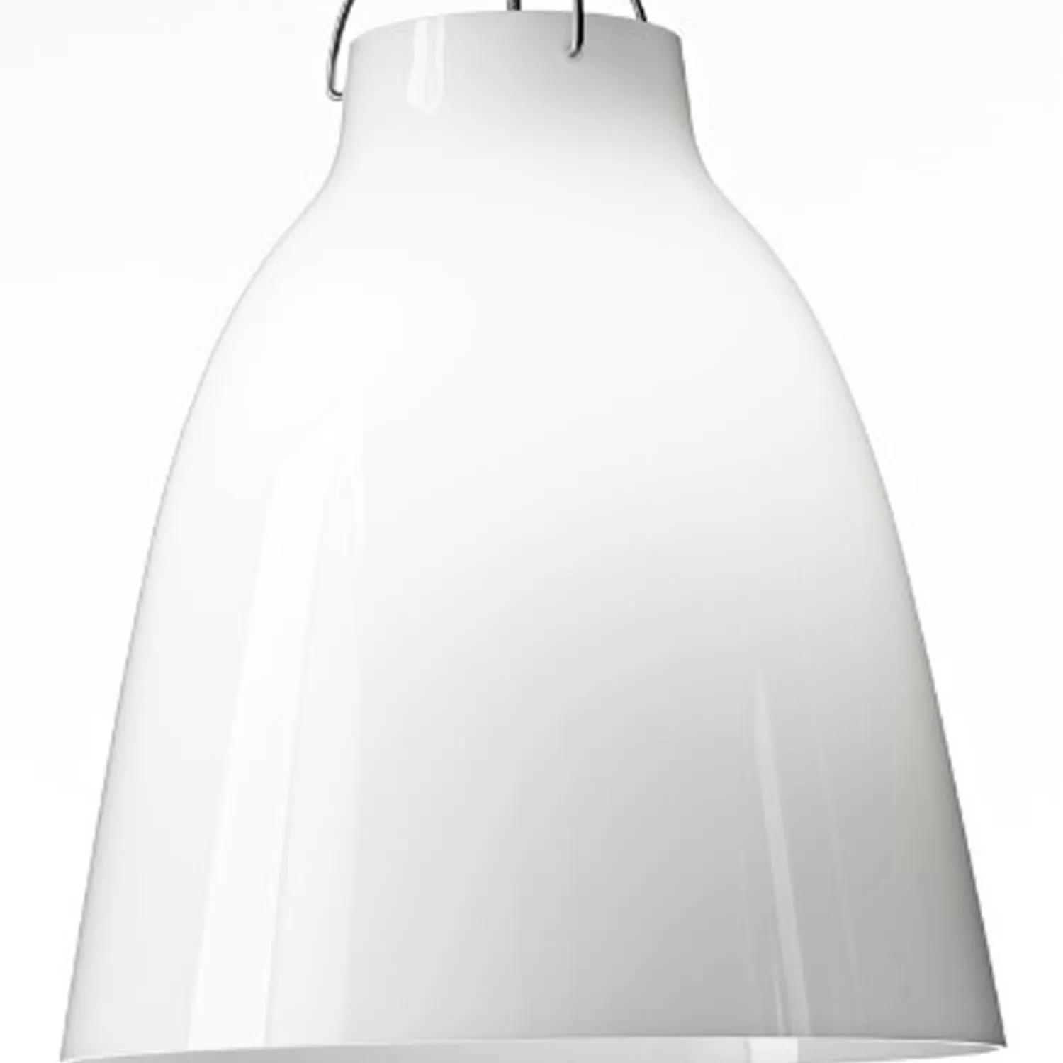 - Loftlampe - Caravaggio Opal - P3 Large - Silver ledning 6m*Fritz Hansen Online
