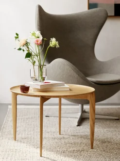 - Tray Table Large - Matlakeret - Ø 60 cm*Fritz Hansen Sale