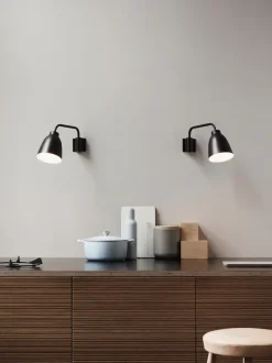 - Væglampe - Caravaggio Read - Sort*Fritz Hansen Best