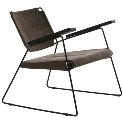 - Toulouse Loungestol - Grå Ruskind*Fuhrhome Clearance