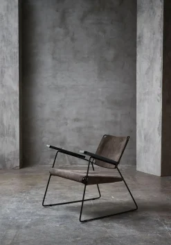 - Toulouse Loungestol - Grå Ruskind*Fuhrhome Clearance