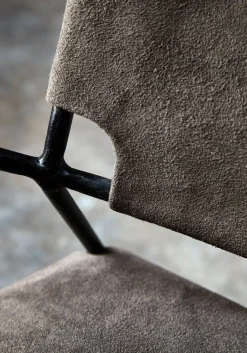 - Toulouse Loungestol - Grå Ruskind*Fuhrhome Clearance