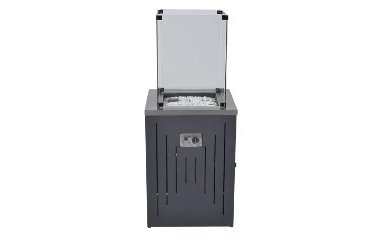 - Bålsted - Cozy Living firepit Lagos - Black/Sort - 51 x 51 x H72 cm*Garden Impressions Clearance