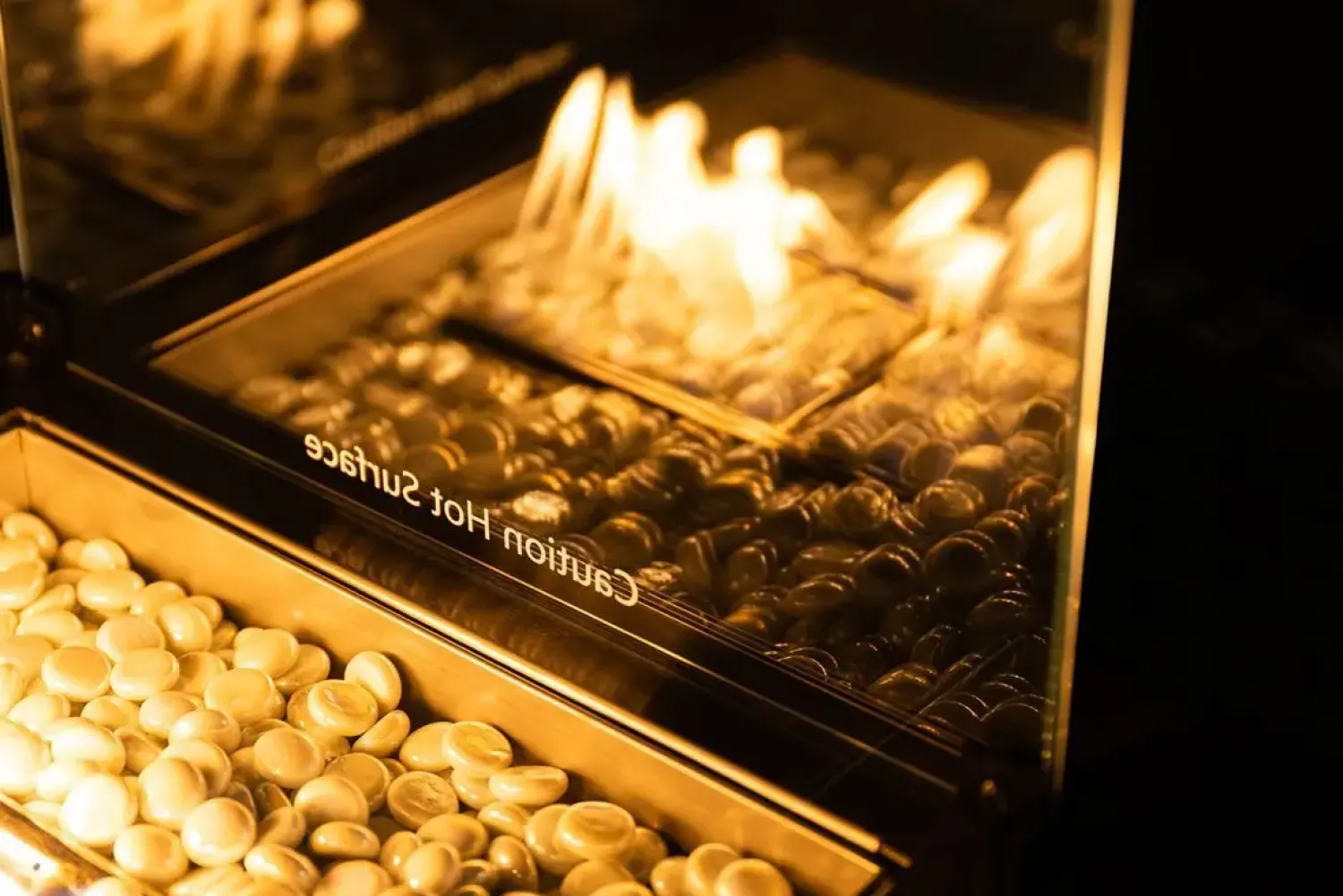 - Bålsted - Cozy Living firepit Lagos - Black/Sort - 51 x 51 x H72 cm*Garden Impressions Clearance