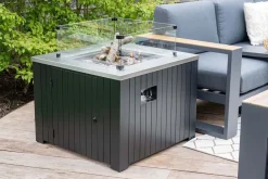 - Bålsted - Cozy Living firepit Faro carbon - Black/Sort - 80x80 cm*Garden Impressions Discount