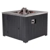 - Bålsted - Cozy Living firepit Faro - Black/sort - 60x60 cm^Garden Impressions New