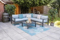 - Lounge Sæt - Bianca - 4-pcs - black*Garden Impressions Outlet