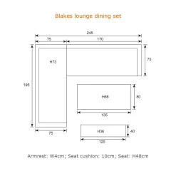 - Lounge Sæt - Blakes^Garden Impressions New