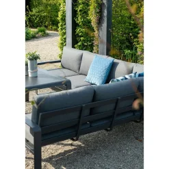 - Lounge Sæt - Oreon - 4-pcs - black/grey^Garden Impressions Online