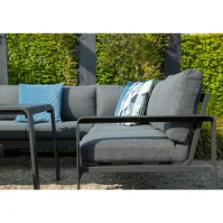 - Lounge Sæt - Oreon - 4-pcs - black/grey^Garden Impressions Online