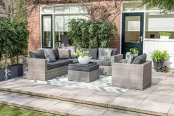 - Lounge Sæt - Cayman - Grå - 240 x 240 cm*Garden Impressions New