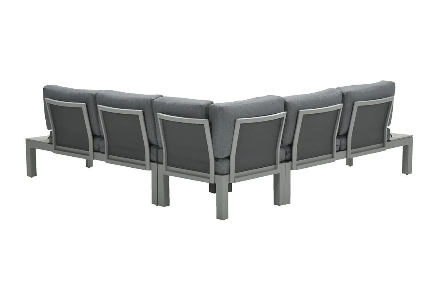 - Lounge Sæt - Adelaide - 4-pcs - black/grey*Garden Impressions Outlet