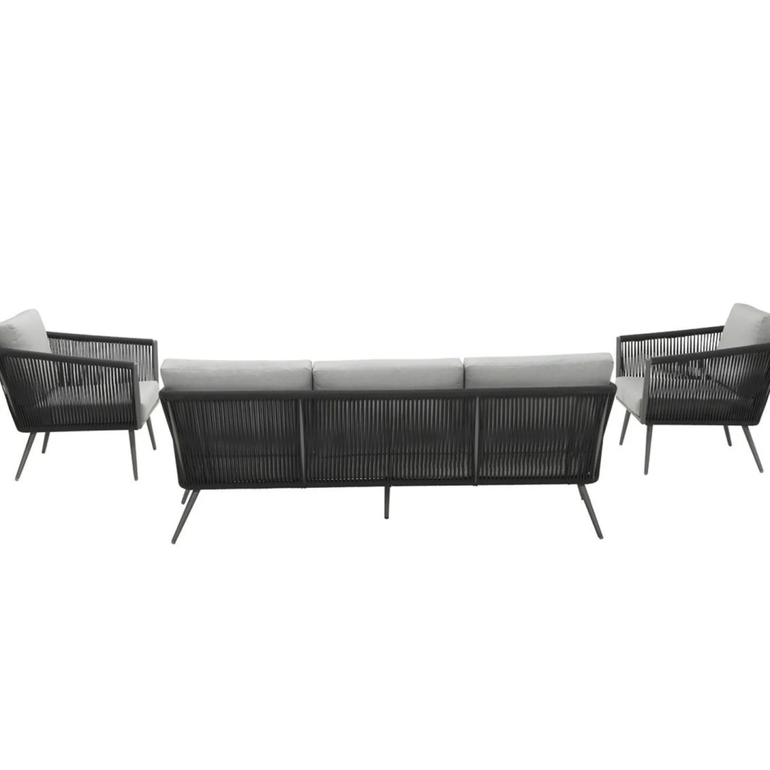 - Lounge Sæt - Canberra - set 5-pcs - arctic grey*Garden Impressions Online