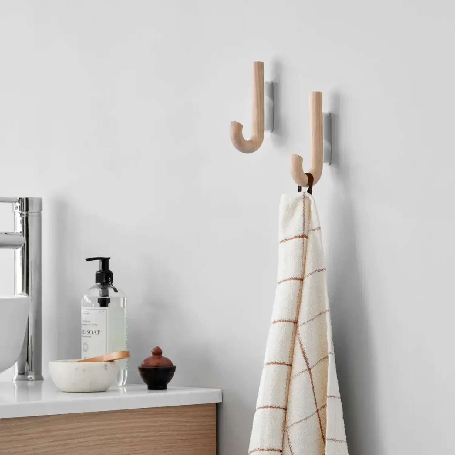 - Hook mini knage - Oak Chrome*Gejst Hot