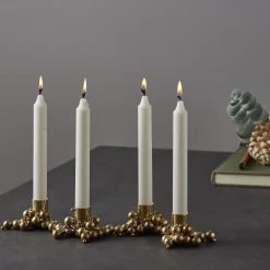 - lysestage Molekyl 4 - messing*Gejst Online