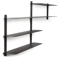 - NIVO B væghylde - Sort - Ask^Gejst