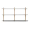 - NIVO D væghylde - Large - Lys eg/Hvid*Gejst Outlet