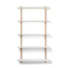 - NIVO E væghylde - Large - Lys eg/Hvid - 118x66 cm*Gejst Sale