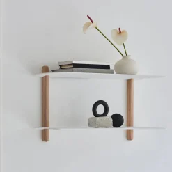 - NIVO F væghylde - Large - Lys eg/Hvid*Gejst Clearance