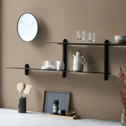 - NIVO H væghylde - Large - Sort ask/Sort^Gejst Sale