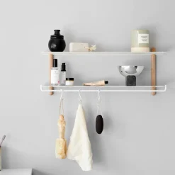 - Nivo hylde kroge - sæt af 3 stk - hvid*Gejst New