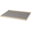 bakke - Frame tray large i eg/grå - 50x35 cm*Gejst Hot