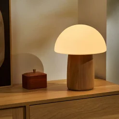 - Alice Mushroom Lamp - Large - White Ash Wood^Gingko Sale