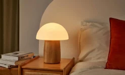 - Alice Mushroom Lamp - Large - White Ash Wood^Gingko Sale