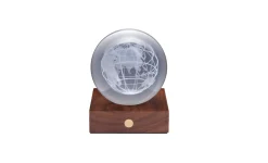 - Amber Crystal Light - World Globe^Gingko New