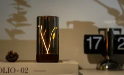 - Bordlampe - Solis Drift Light - Valnød*Gingko Sale