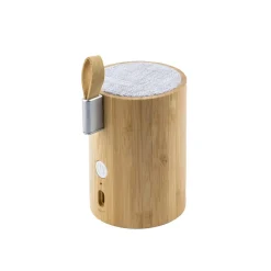 - Drum Light Bluetooth Speaker Natural Bamboo Wood^Gingko Clearance