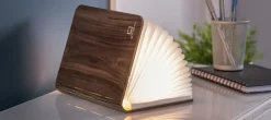 - LED Smart Booklight - Walnut - Large^Gingko Hot