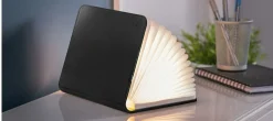 - LED Smart Booklight - Black Leather - Large*Gingko Hot