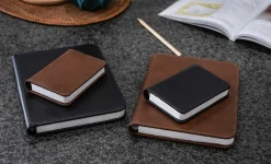 - LED Smart Booklight - Black Leather - Mini^Gingko New