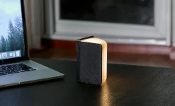 - LED Smart Booklight - Black Leather - Mini^Gingko New