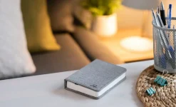 - LED Smart Fabric Booklight - Urban Grey - Mini^Gingko Outlet