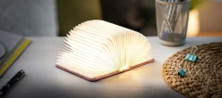 - LED Smart Fabric Booklight- Blush Pink^Gingko