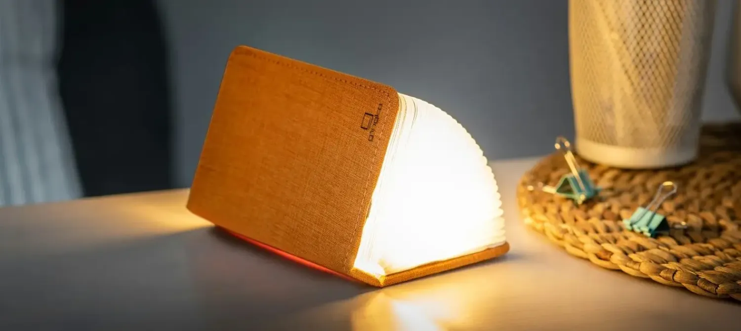 - LED Smart Fabric Booklight - Harmony Orange - Mini*Gingko Clearance