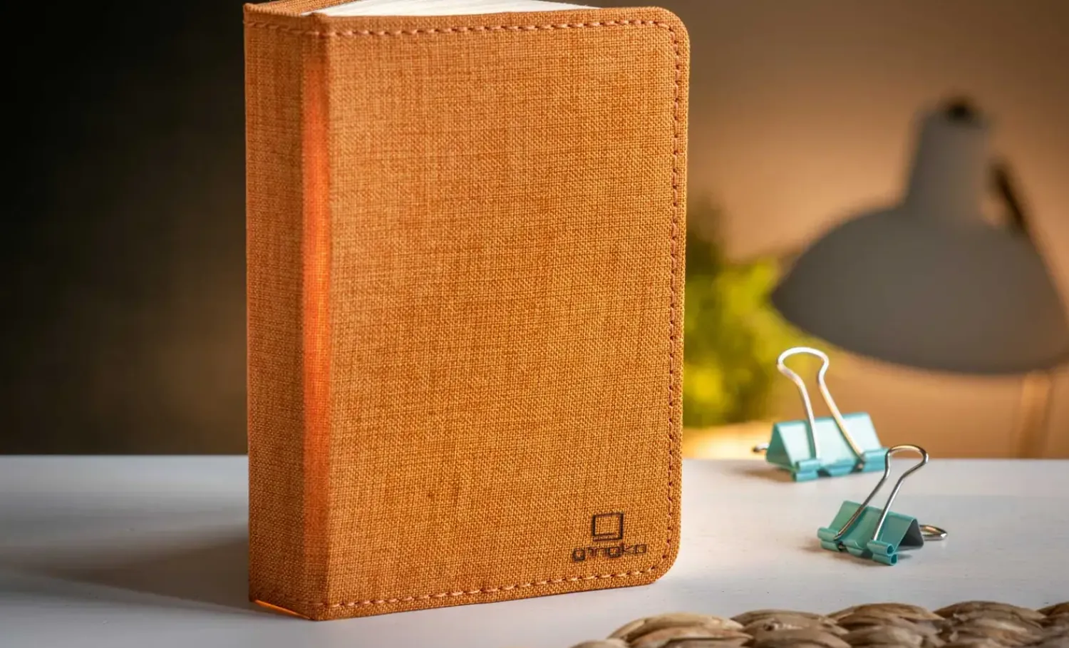 - LED Smart Fabric Booklight - Harmony Orange - Mini*Gingko Clearance